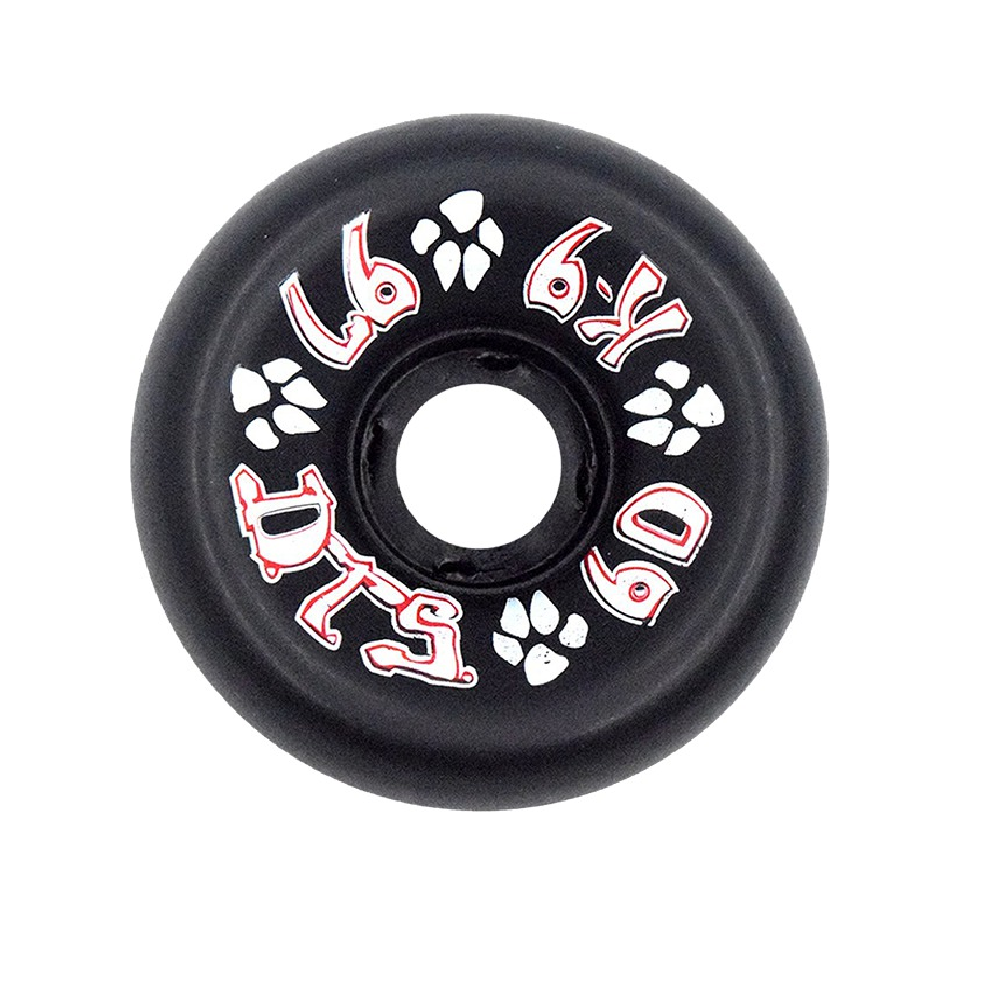 Lot 4 Roues Skateboard Dogtown K-9 60 Mm 97a - Violet/Blanc Tourbillon - Neuf